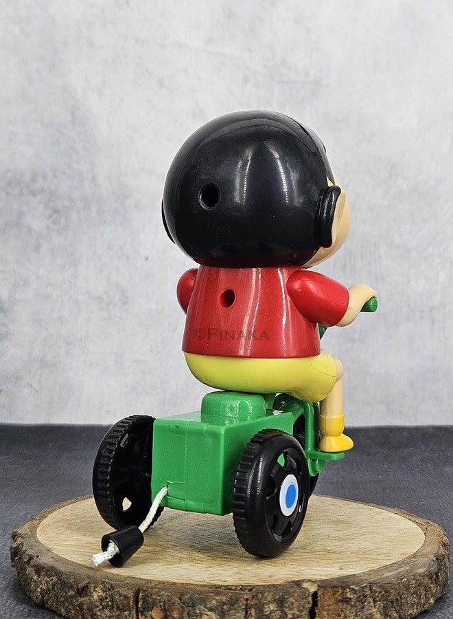 PINAKA Shinchan ON Tricycle Moving Toy Thread Pull for Anime Collection Moving Figurine - Image 4